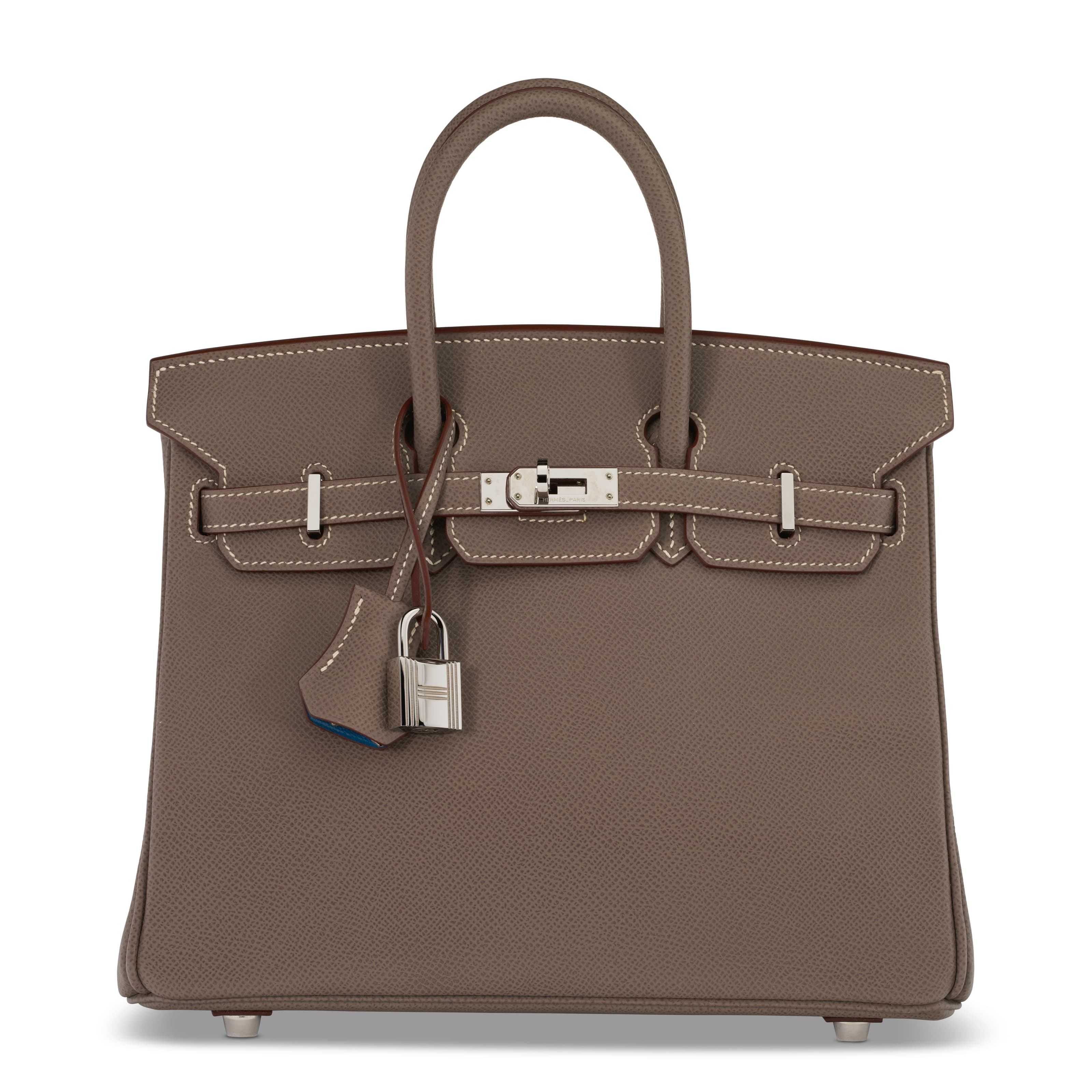 A LIMITED EDITION ETAIN & BLEU THALASSA EPSOM LEATHER CANDY BIRKIN 25 WITH PALLADIUM HARDWARE HERMES, 2012